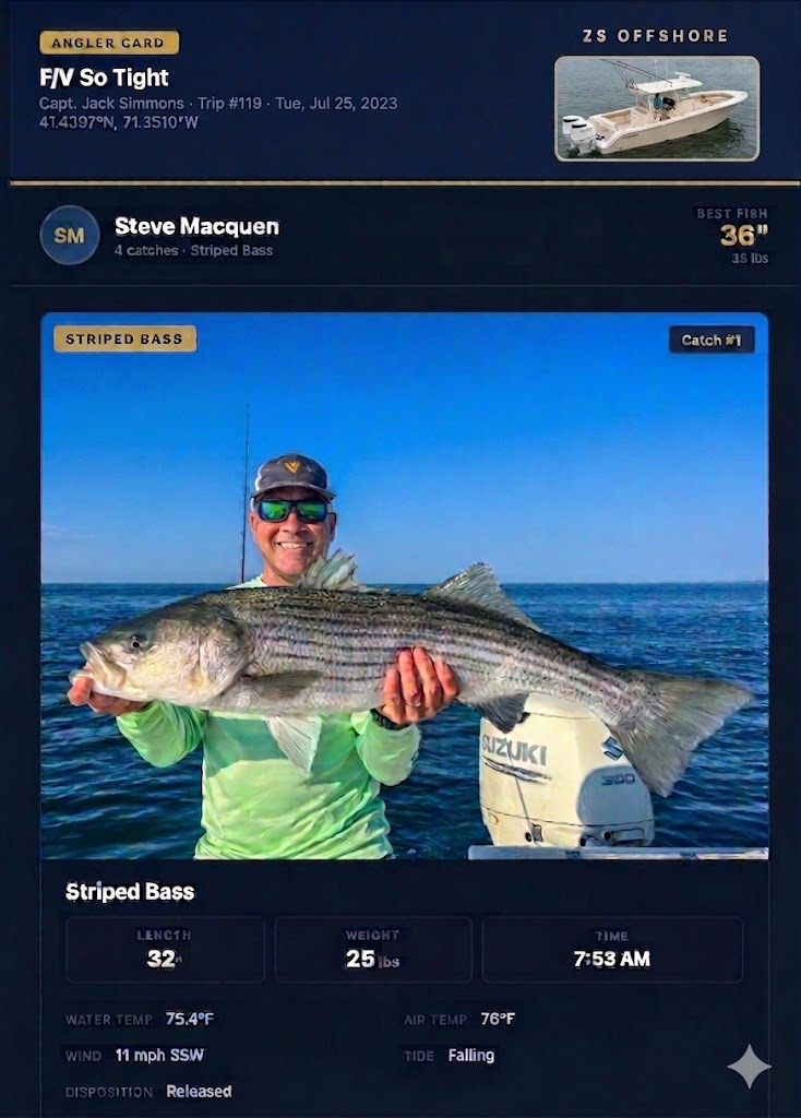 Finished @Dock Angler Card